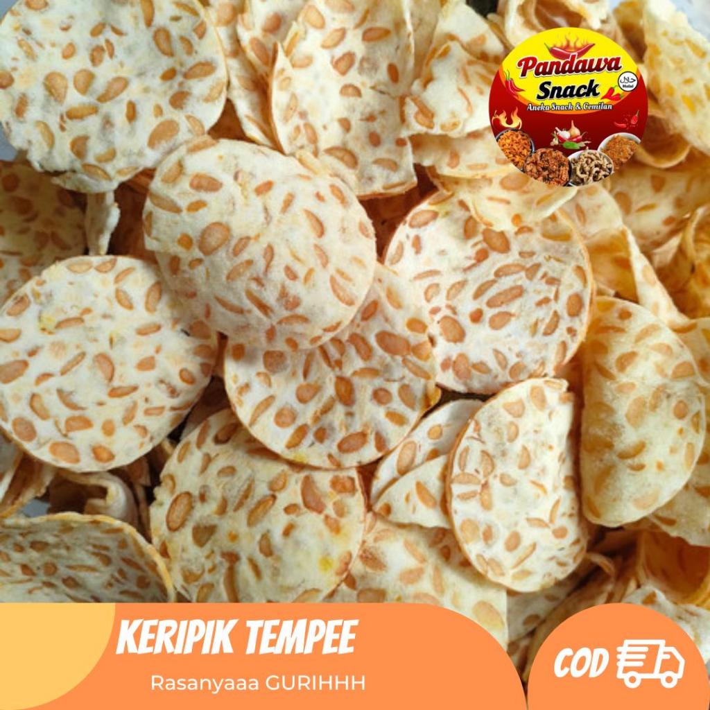 

Keripik Tempe Renyah Gurih - Camilan Kering Pedas Asin - Food