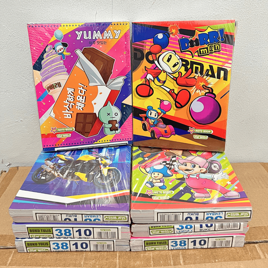 

Buku Tulis Ekonomis 36 Lembar A5 Isi 10 Pcs