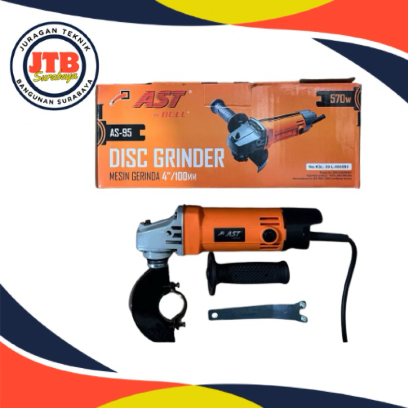Mesin gerindra AST - mesin gerindra tangan - Mesin gurindra tangan 4 inch