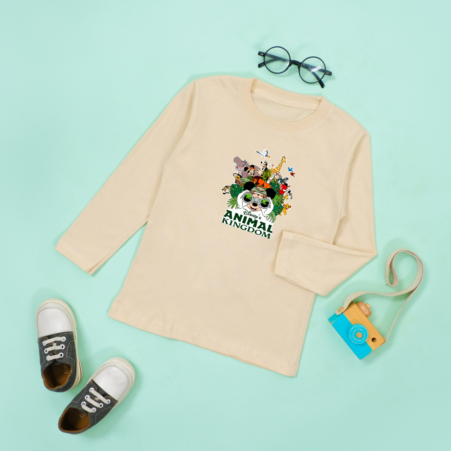 Kaos Anak Animal Kingdom Lengan Panjang Usia 1-12 Tahun Kaos Anak DIsney Lengan Panjang Kaos Anak