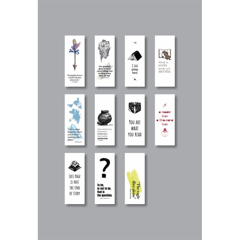 

[33 PCS] PEMBATAS BUKU MOTIF QUOTES MOTIVASI SIMPLE POLOS-BOOKMARK QUOTES KATA-KATA-PENANDA BACAAN ELEGAN