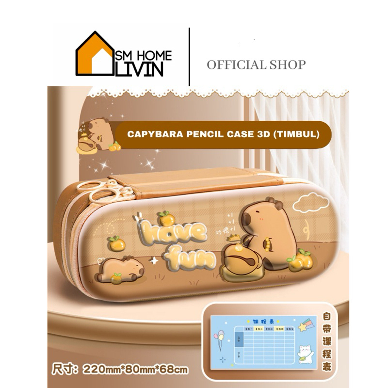 

SM HOME- TEPAK PENSIL CAPYBARA CAPY BARA LUCU POPMART PREMIUM ANAK CEWE COWO LAKI PEREMPUAN KIDS UNIK GOOD QUALITY