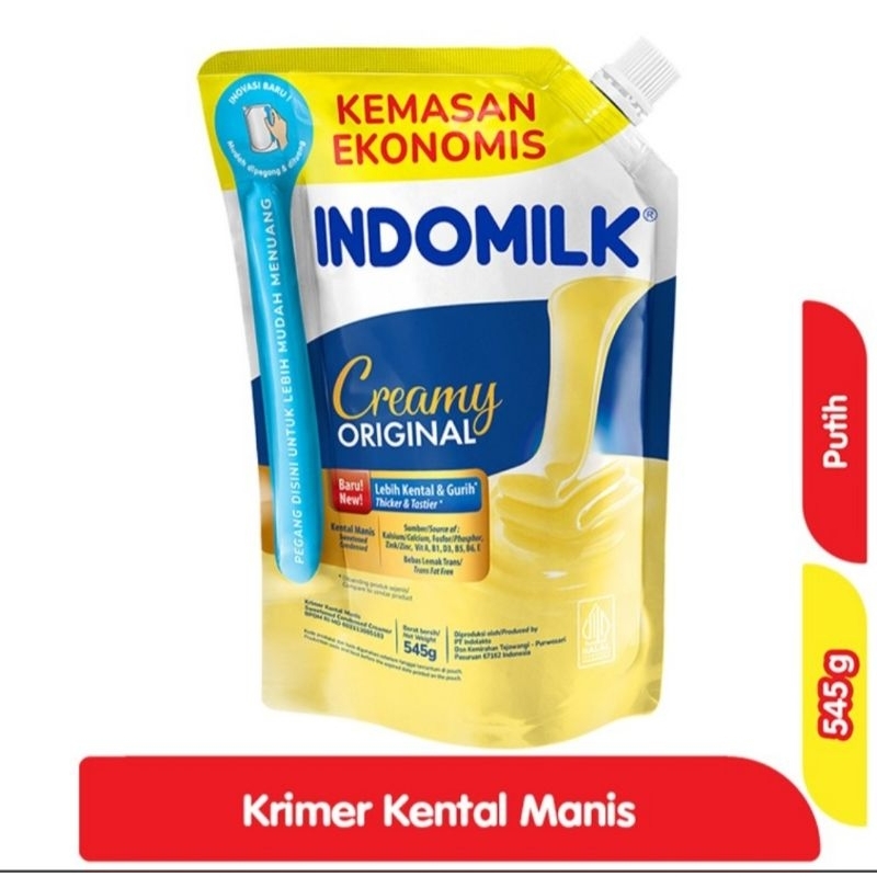 

Indomilk Kkm putih dan coklat 545G