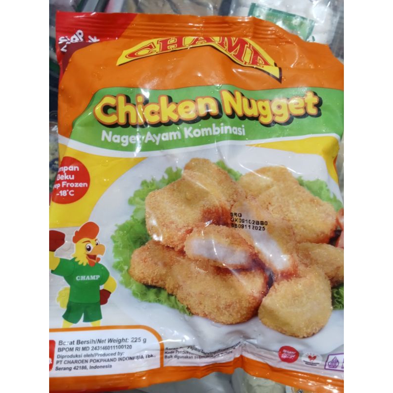 

Champ Nugget 225gr Kemasan Baru