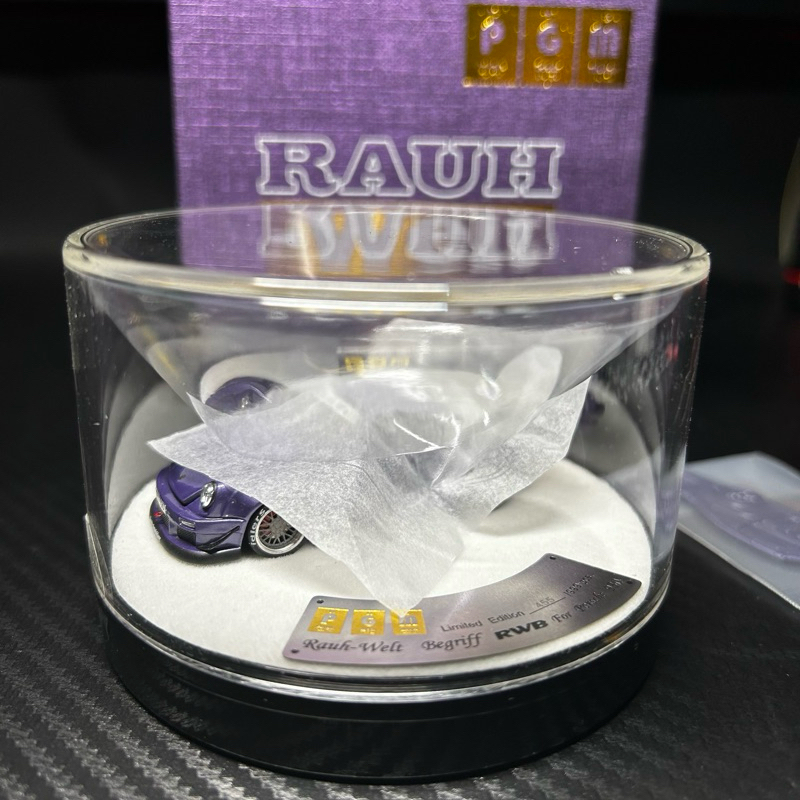 PGM Porsche RWB 930 Purple diecast Porsche RWB 930 skala 1:64 PGM RWB 930