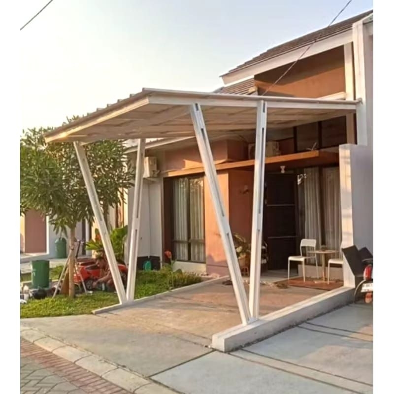 KANOPI MINIMALIS ATAP ALDERON MODERN
