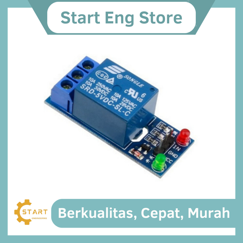 RELAY 5V 1 CHANNEL OUTPUT 250VAC 30VDC 10A MODULE
