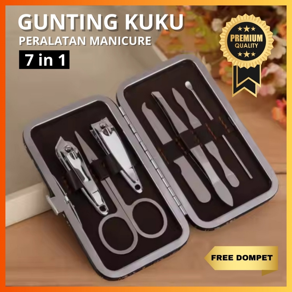 Alat Potong Kuku 1 Set Isi 7