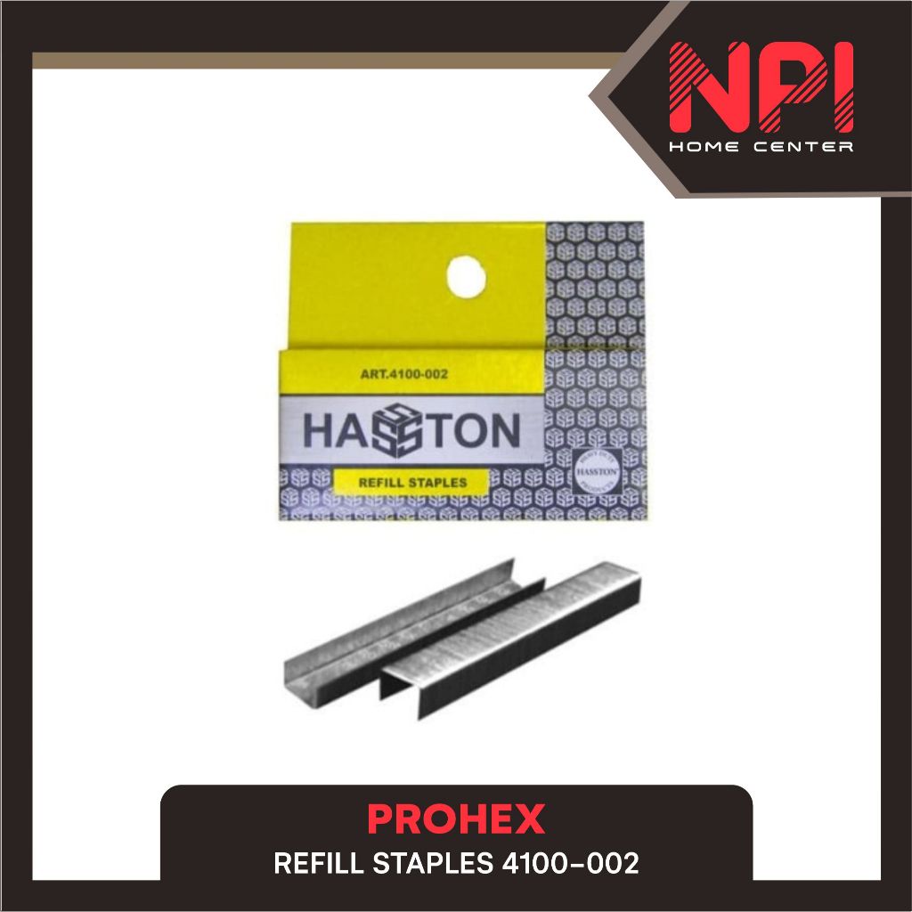 

Prohex - Refill Isi Staple Gun Staples Stapler Steples Tembak 4100 002 6X11 MM