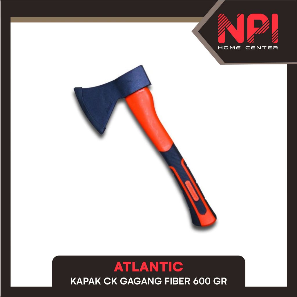 Atlantic - Kapak Kampak Palu Damkar Pemadam Kebakaran Gagang Fiber Karet