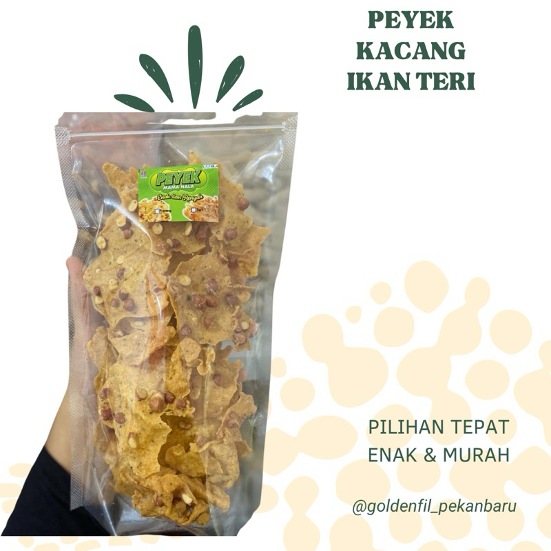 

Peyek kacang 100g (free buble wrap)