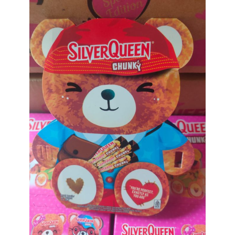 

Silverqueen Bear Valentine Chunky Cashew Special Edition 1 pack