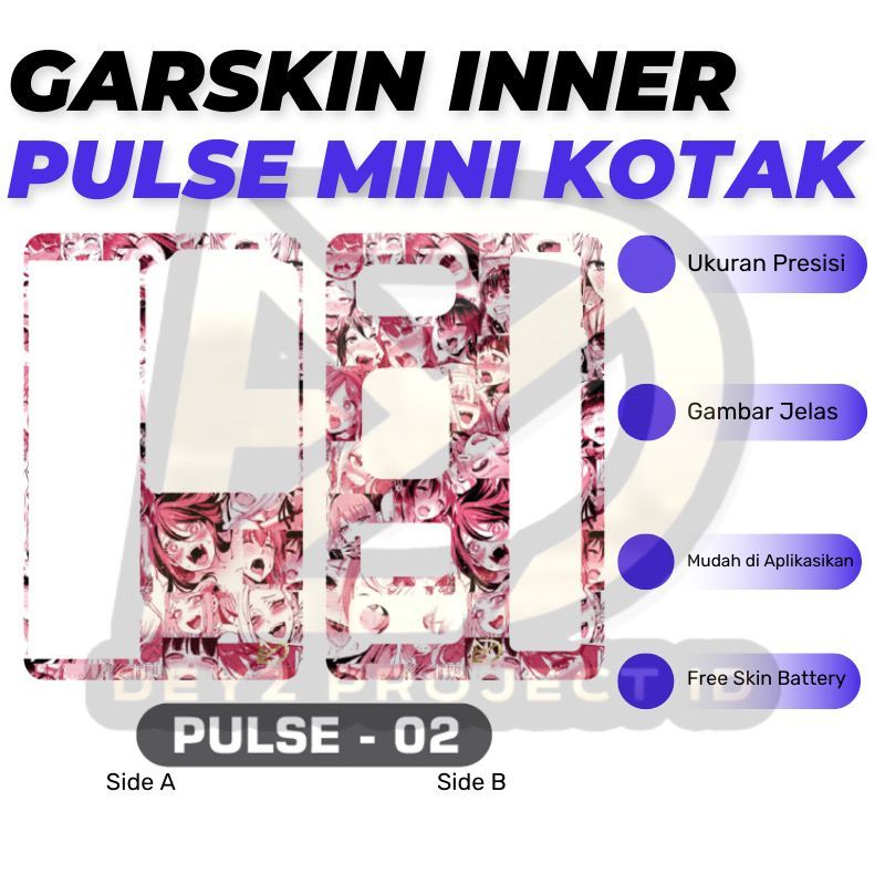 

Stiker Cutting Depan Belakang P U L S E Untuk Tombol Kotak