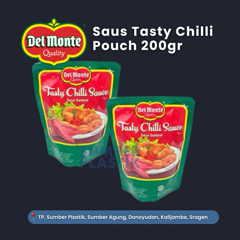 

Del Monte Tasty Chilli Sauce Saus Sambal 200gr