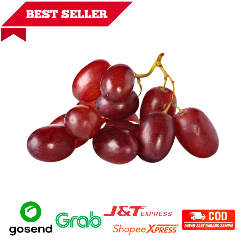 

Buah Anggur merah 500gr Fresh Sehat Freshmart Go