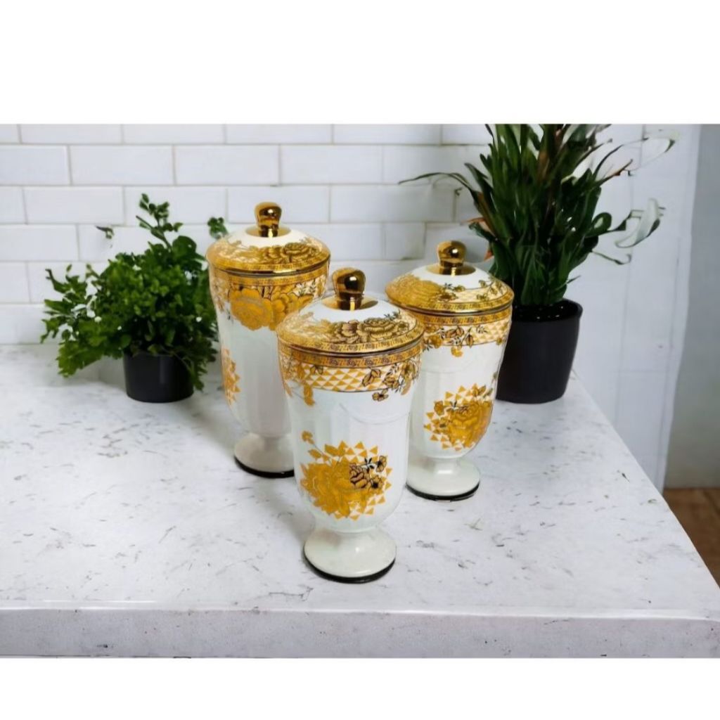 Vicenza Tople Gracia Gemini Toples kue Kedap Toples Permen  Vicenza Toples Lebaran CR-905
