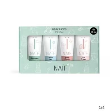 Naïf Baby & Kids Mini Set4 x 15ml