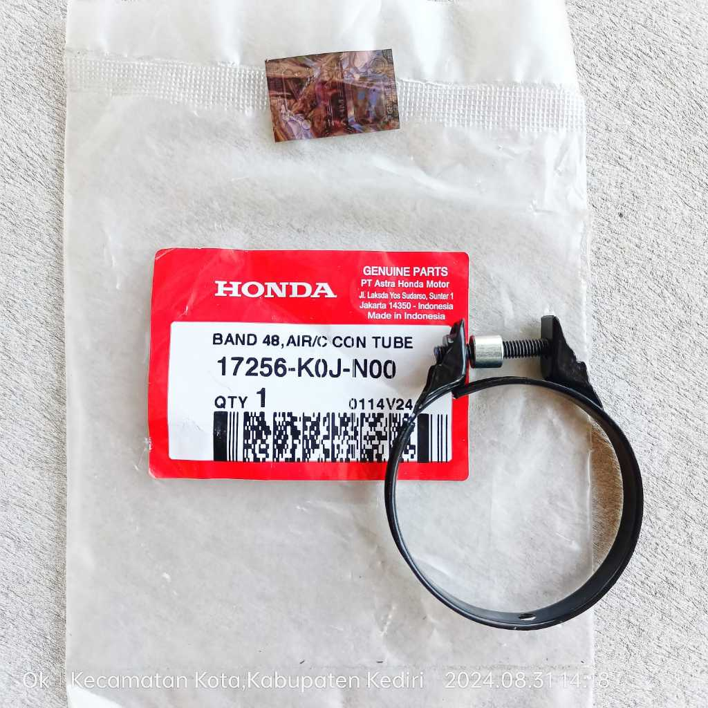 Klem Karet Filter Udara BeAT LED-K1A Scoopy LED-K2F Genio Vario 125-150 PCX 125-150 CBU Ori AHM 1725