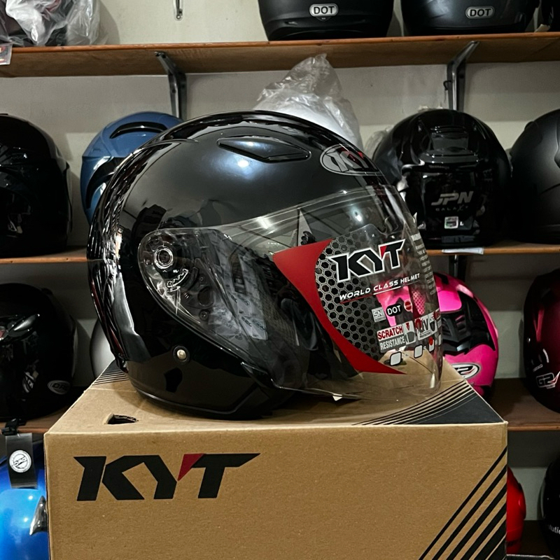 HELM KYT DJ MAXI SOLID ORIGINAL