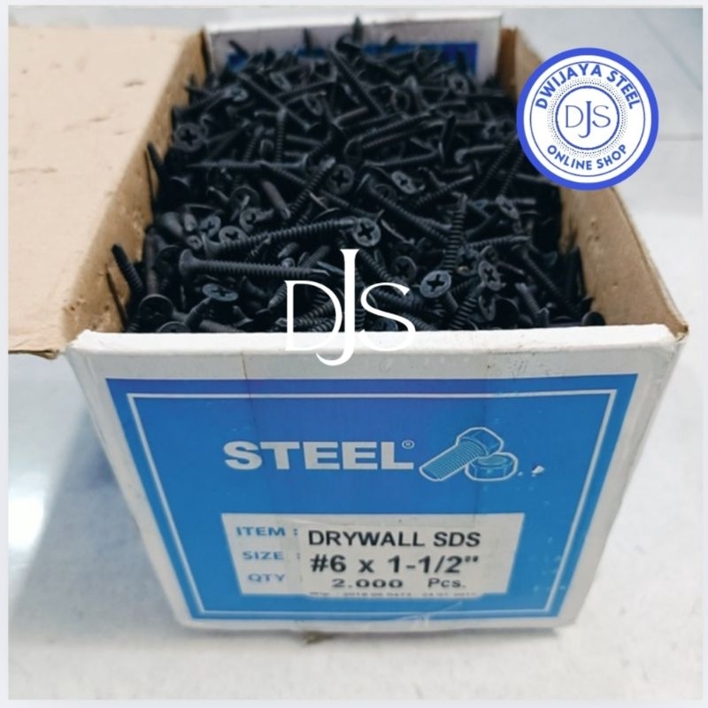 #6X1-1/2" SDS GYPSUM L SEKRUP DRILLING DRYWALL SDS 6X1-1/2" SKRUP GYPSUM SDS 4CM