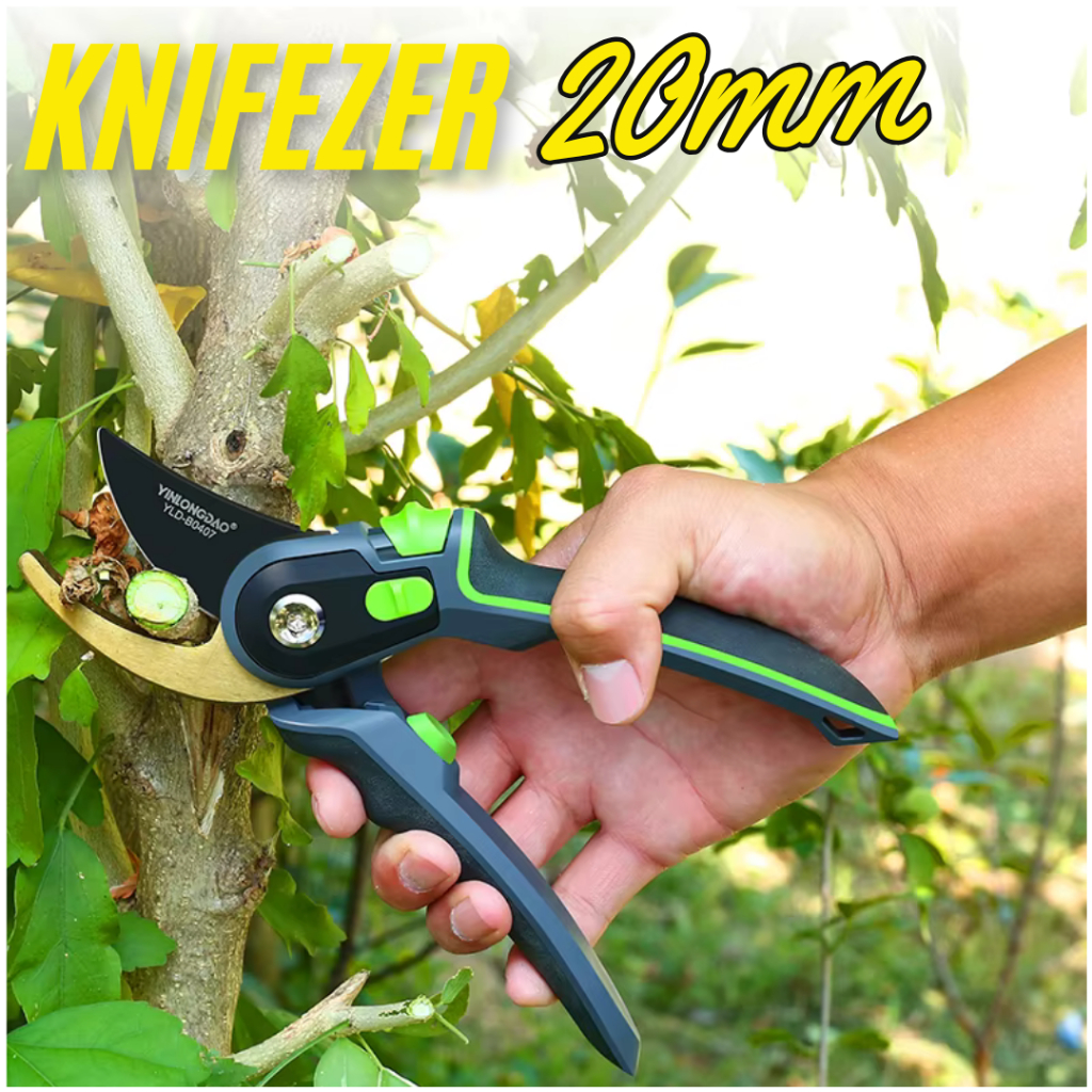 PROMO KNIFEZER Gunting Dahan dan Ranting Pohon Super Tajam Scissors 20mm - 1025
