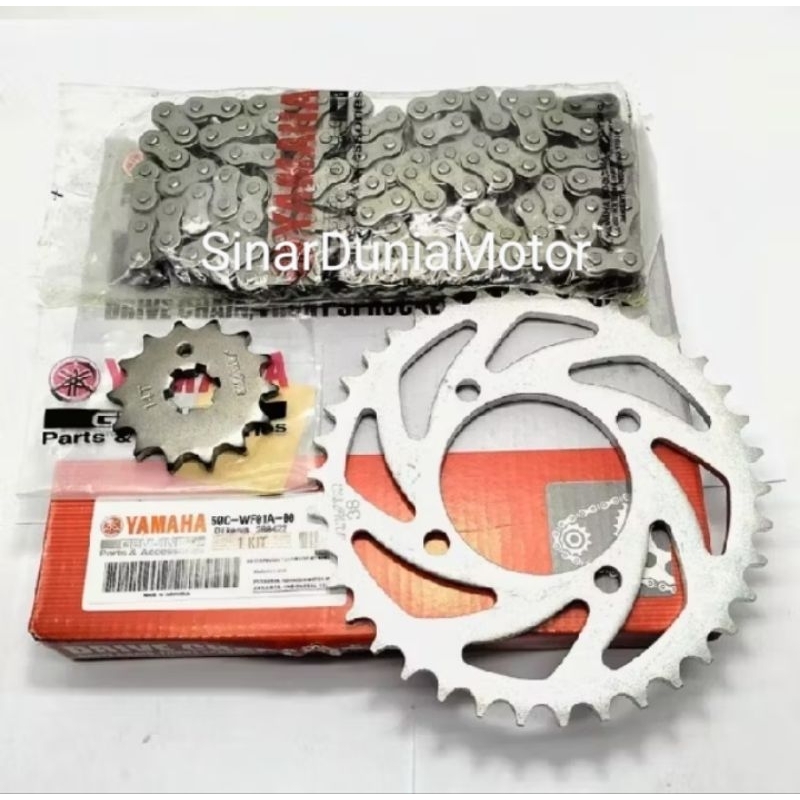Gear Gir Ger Set Jupiter MX 135, Jupiter MX Old, Jupiter MX New, Jupiter MX 5 Speed (50C) Non Ori