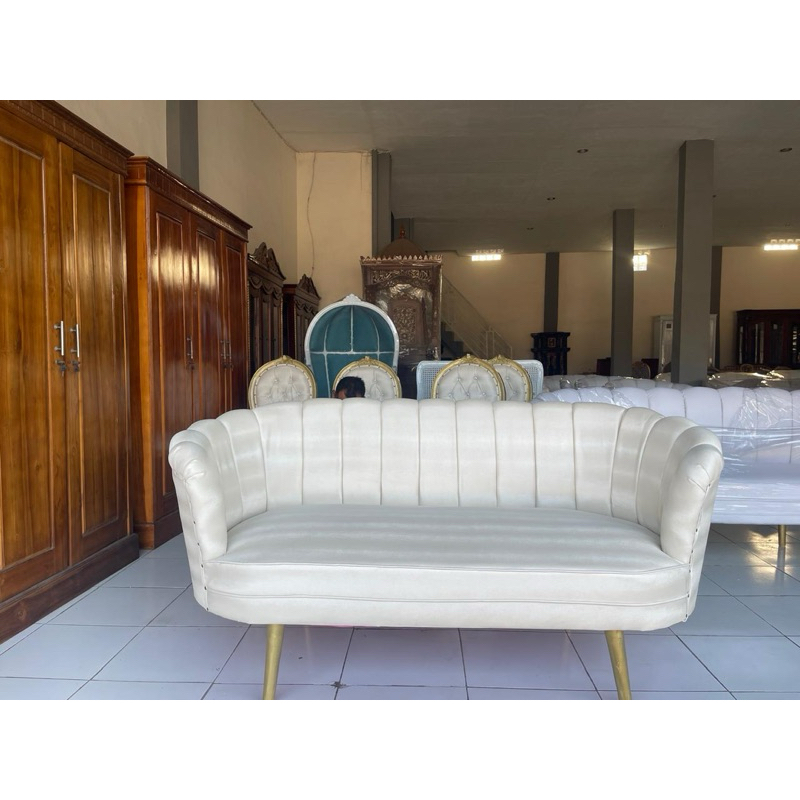 sofa manten kerang/kursi kerang/sofa pelaminan kerang