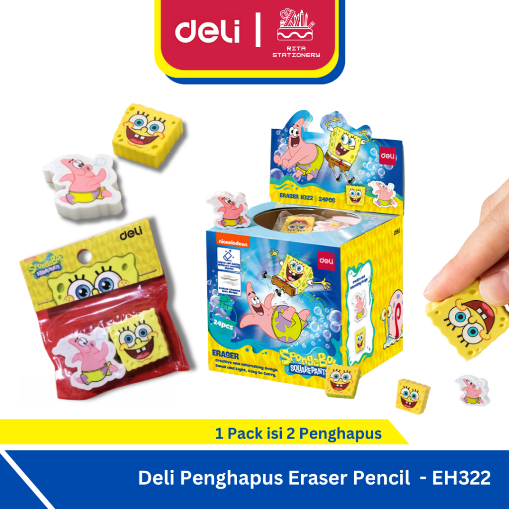 

Deli Penghapus / Eraser Pencil Kuning Spongebob Patrick Special Edition - EH322