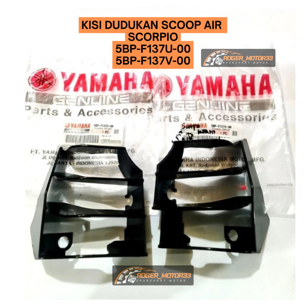 KISI DUDUKAN SCOOP AIR YAMAHA SCORPIO ORIGINAL ASLI