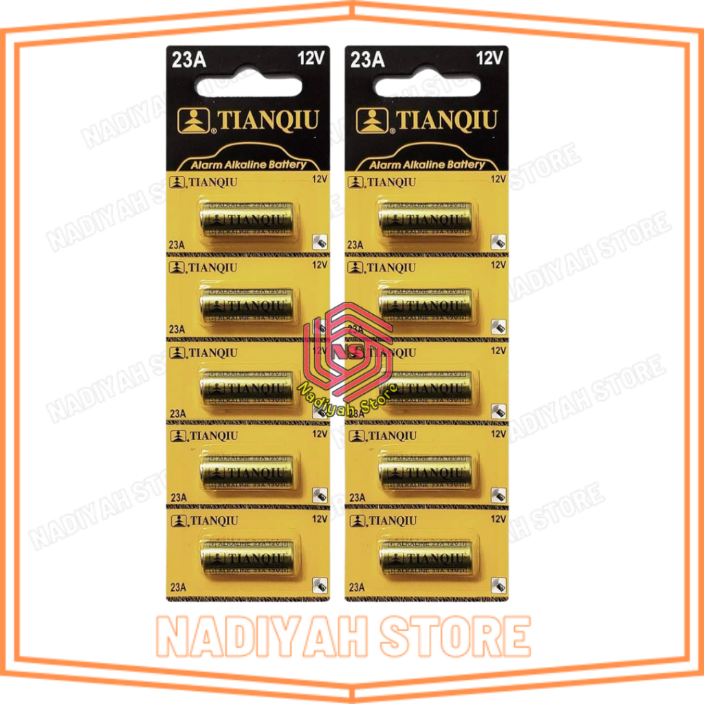 BATERAI A23 12V BATRE 12V 23A MURAH BERKUALITAS BATERAI A23 12V 23A