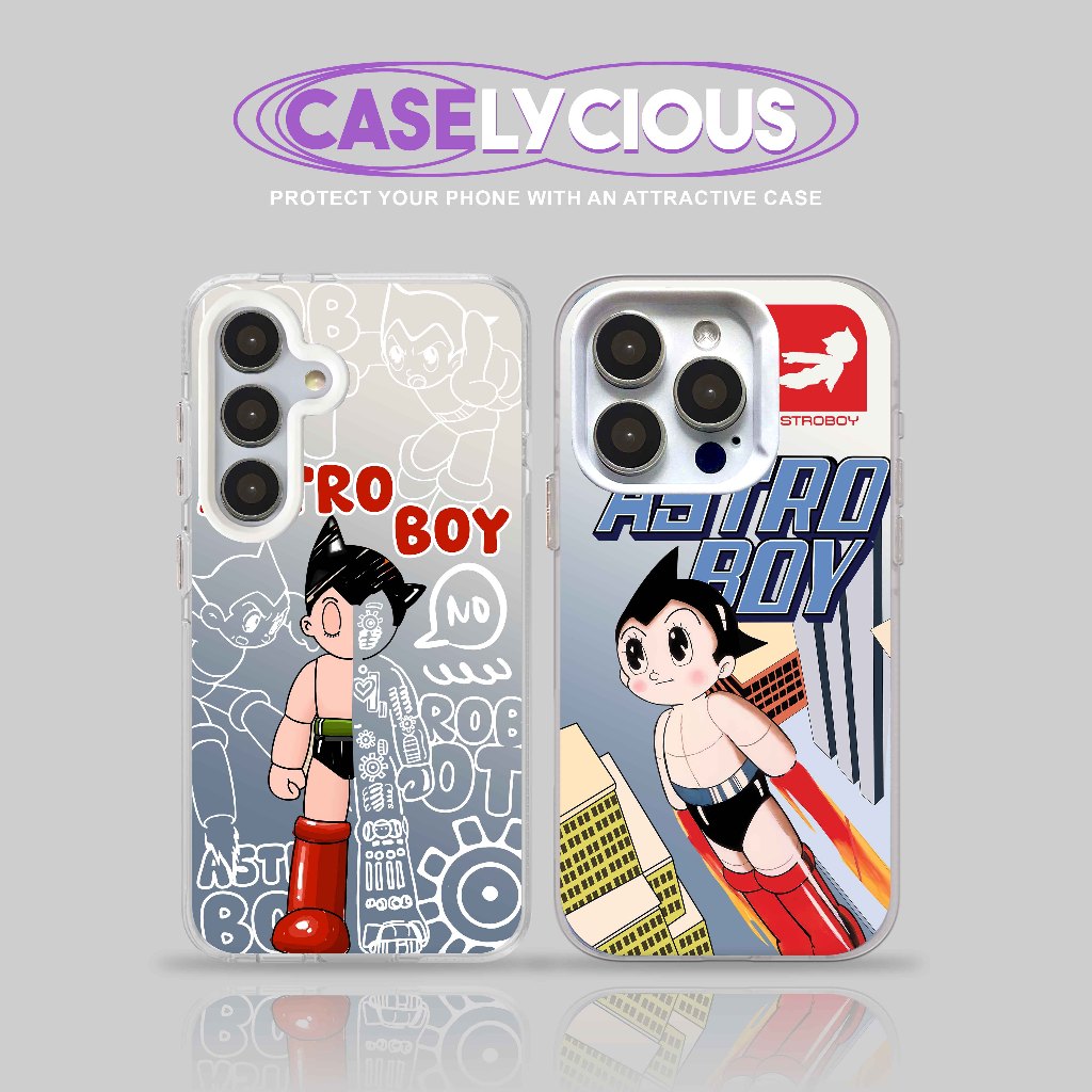 (TERSEDIA SEMUA TIPE HP) CASELYCIOUS CASE ASTROBOY ASTRONOUT ANIME HOLOGRAM HARDCASE