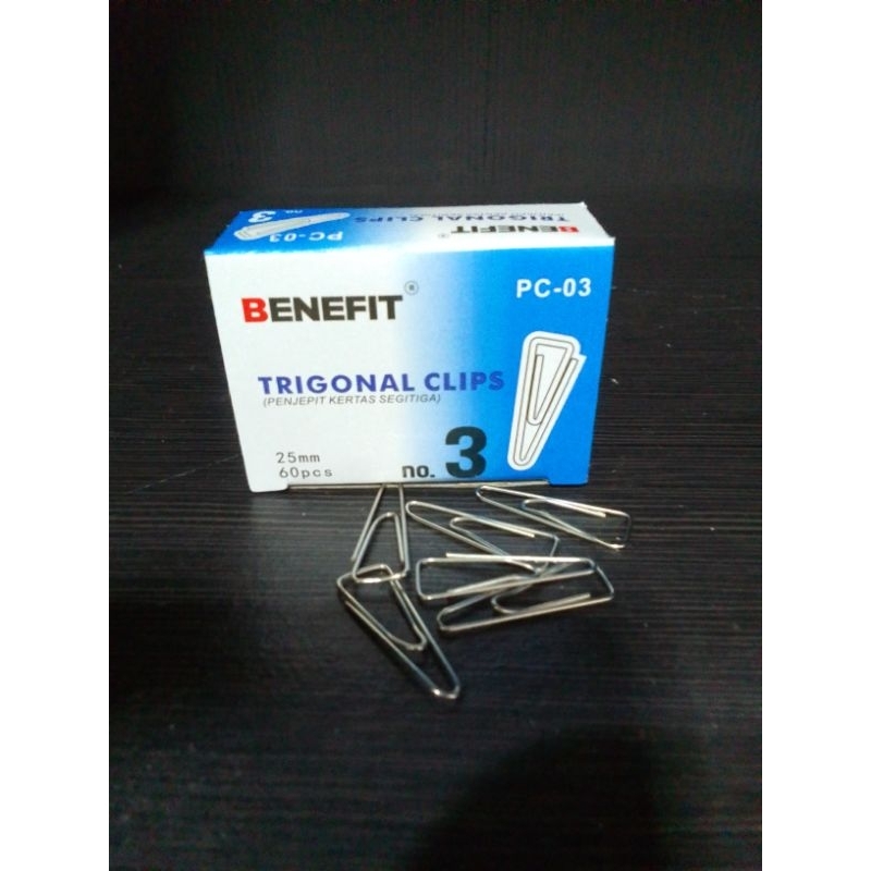 

(1 PACK) PAPER CLIP NO.3 BENEFIT