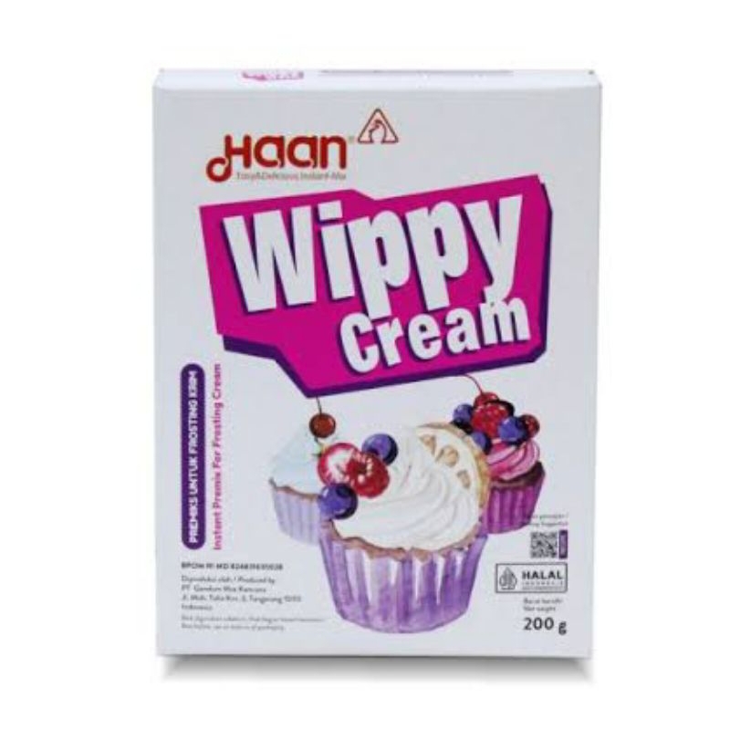 

WHIP CREAM HAAN REPACK 100 GR - Wippy Cream Whipped Cream