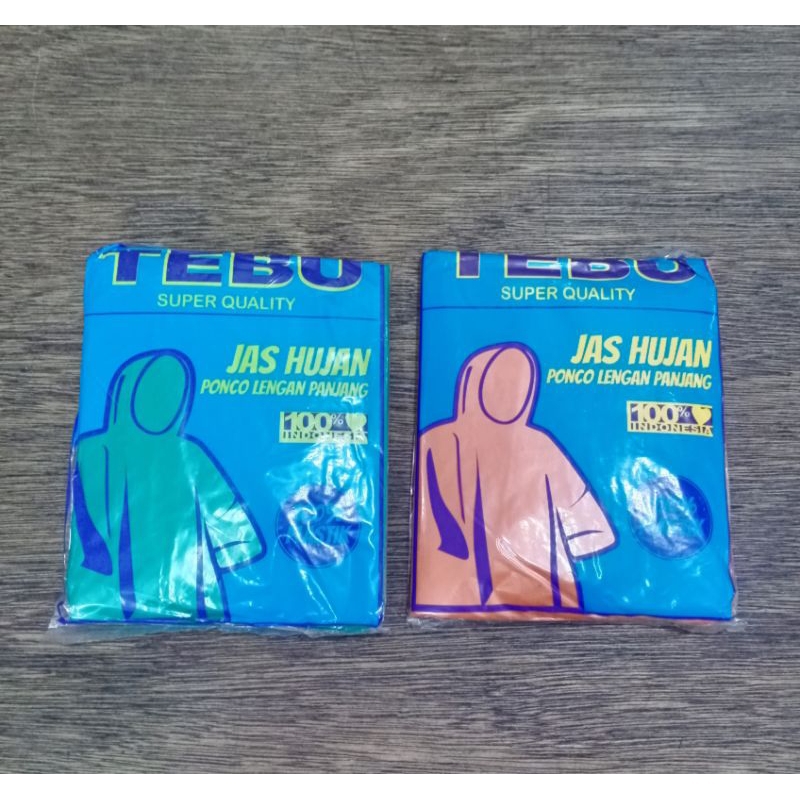 Jas Hujan Plastik Tebu