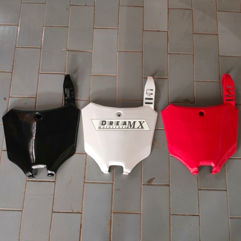 Papan nomor CRF 450 Cover nomer Crf 450 set Supermoto crf 150 l klx bf dtracker new