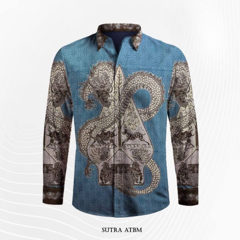 Batik Andini | Kemeja Batik Tulis Bahan Sutra ATBM Baron