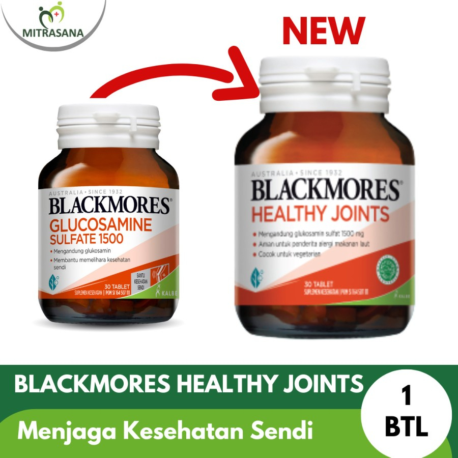 BLACKMORES HEALTHY JOINTS / Glucosamine Sulfate 1500 mg Isi 30 Tablet