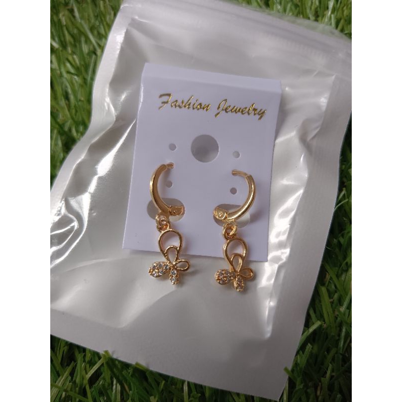 Anting Silver 925 Pita Gold