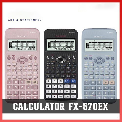 

FX-991EX - PINK BLUE - Kalkulator Sekolah/Kuliah - Internasional - Classwiz - 552 fungsi SCIENTIFIC KALKULATOR