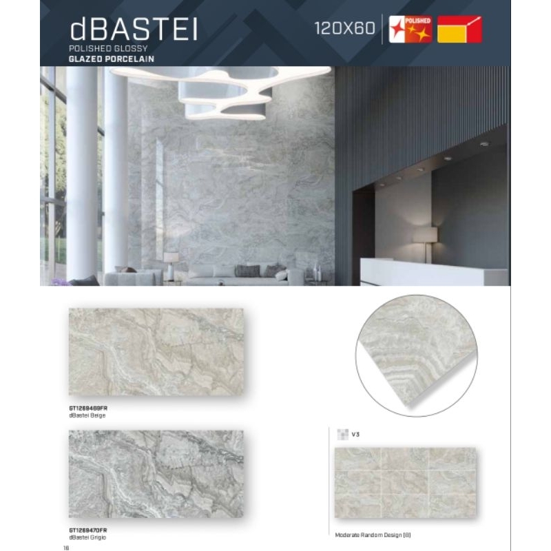 dBastei roman granit gloss 60x120