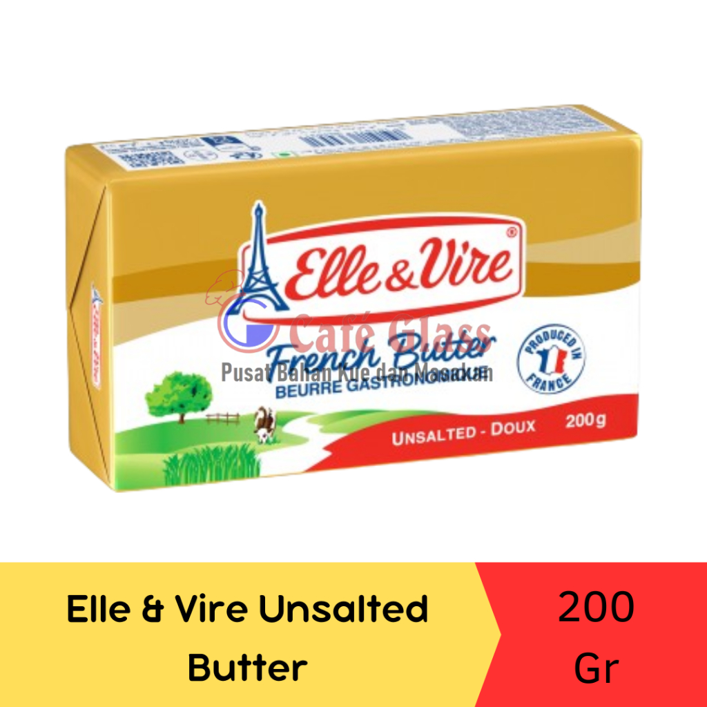 

ELLE & VIRE Butter Packets Unsalted 200Gr