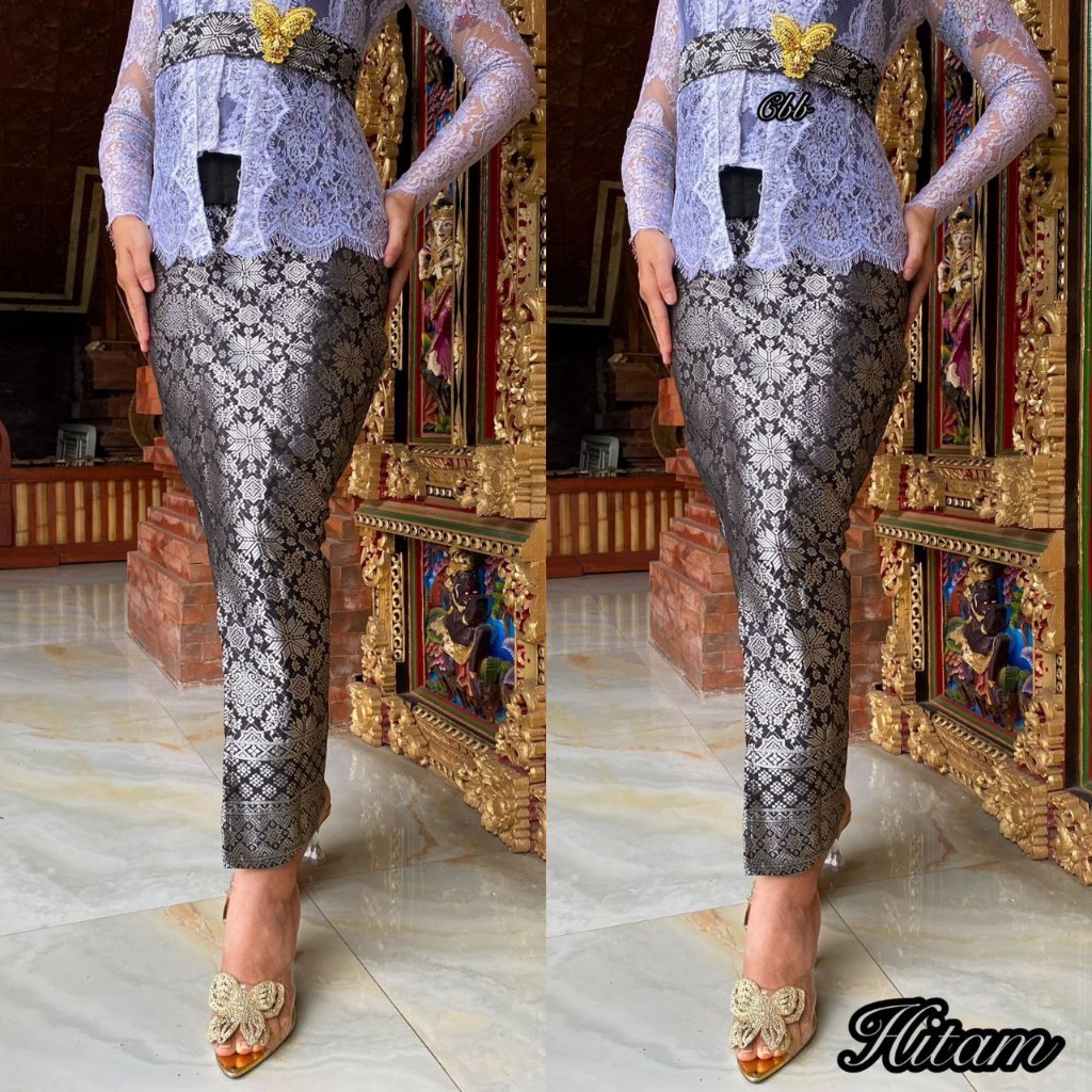 Rok Span songket palembang bawahan kebaya rok Jadi songket palembang Set obi Belt