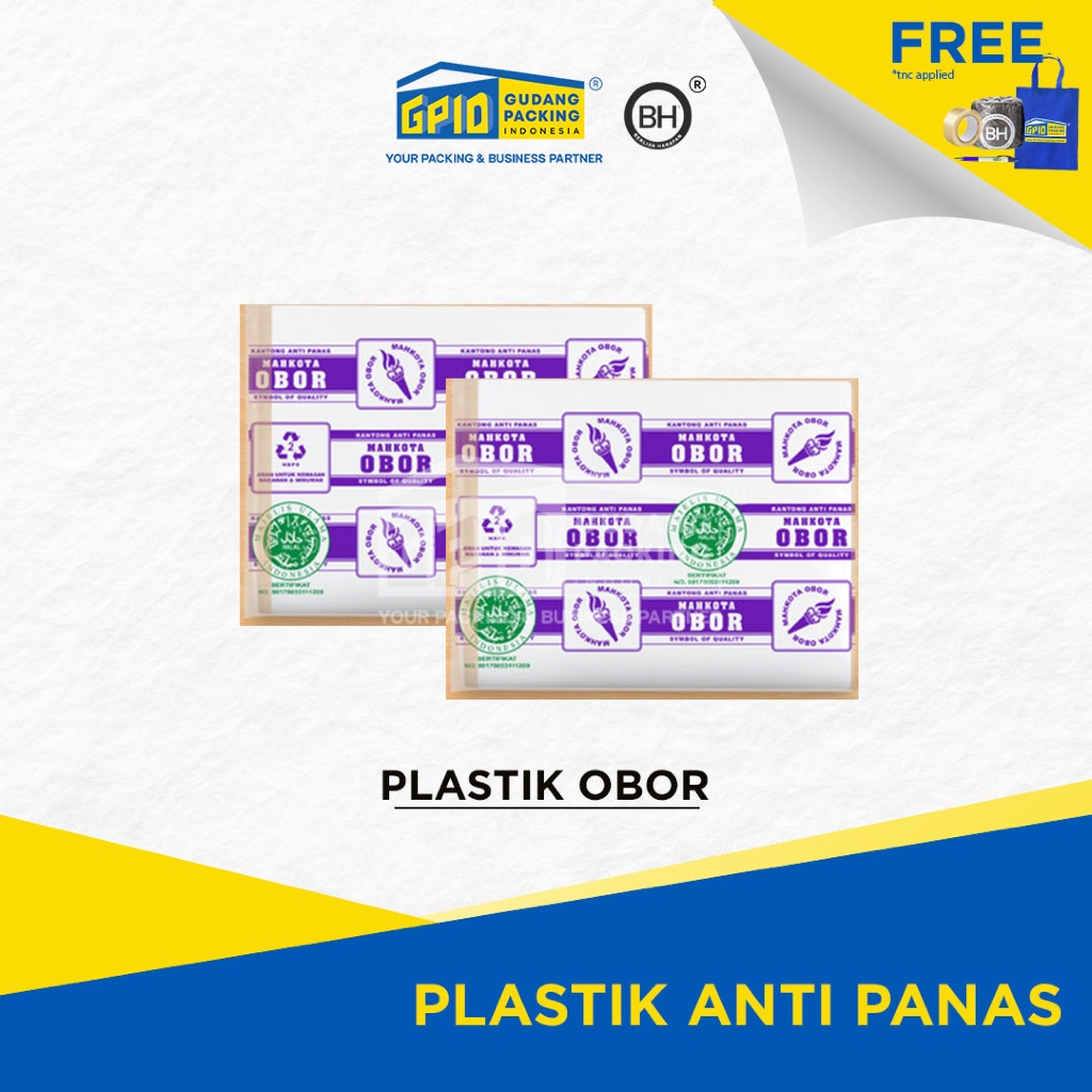 OBOR - Plastik HD Anti Panas Ukuran Lengkap