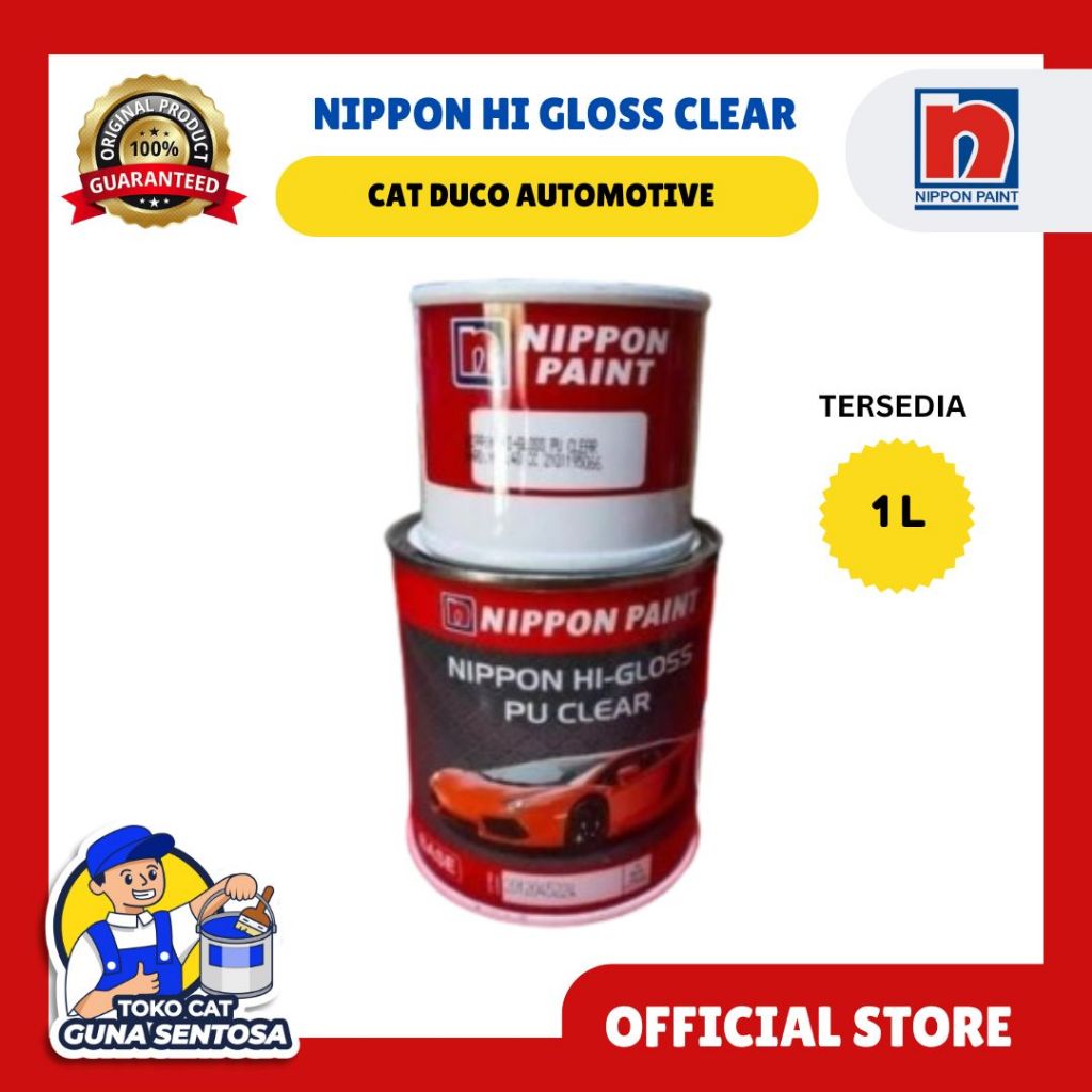 Clear Pu Nippon hi-gloss  + Hardener 1 L