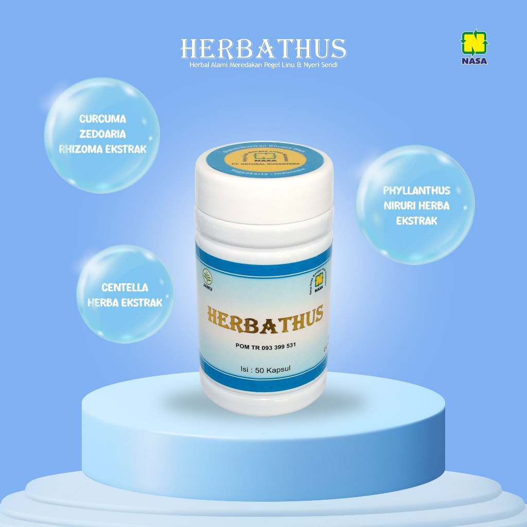 

Herbathus Herbal Alami Meredakan Nyeri Sendi Pegal Linu Asam Urat Bahan Alami