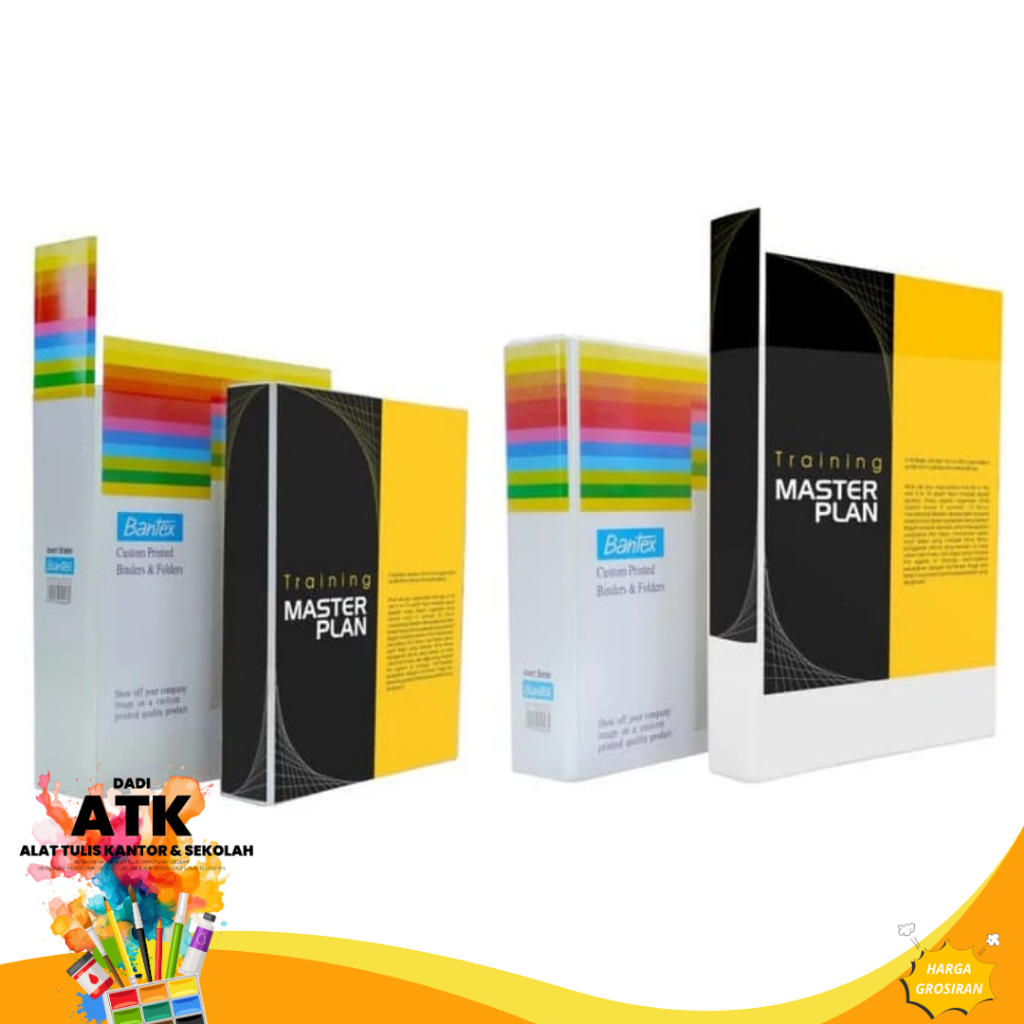 

Bantex Insert Ring Binder 8562 – A4 2D Ring 65mm, Map Arsip Tebal & Kuat