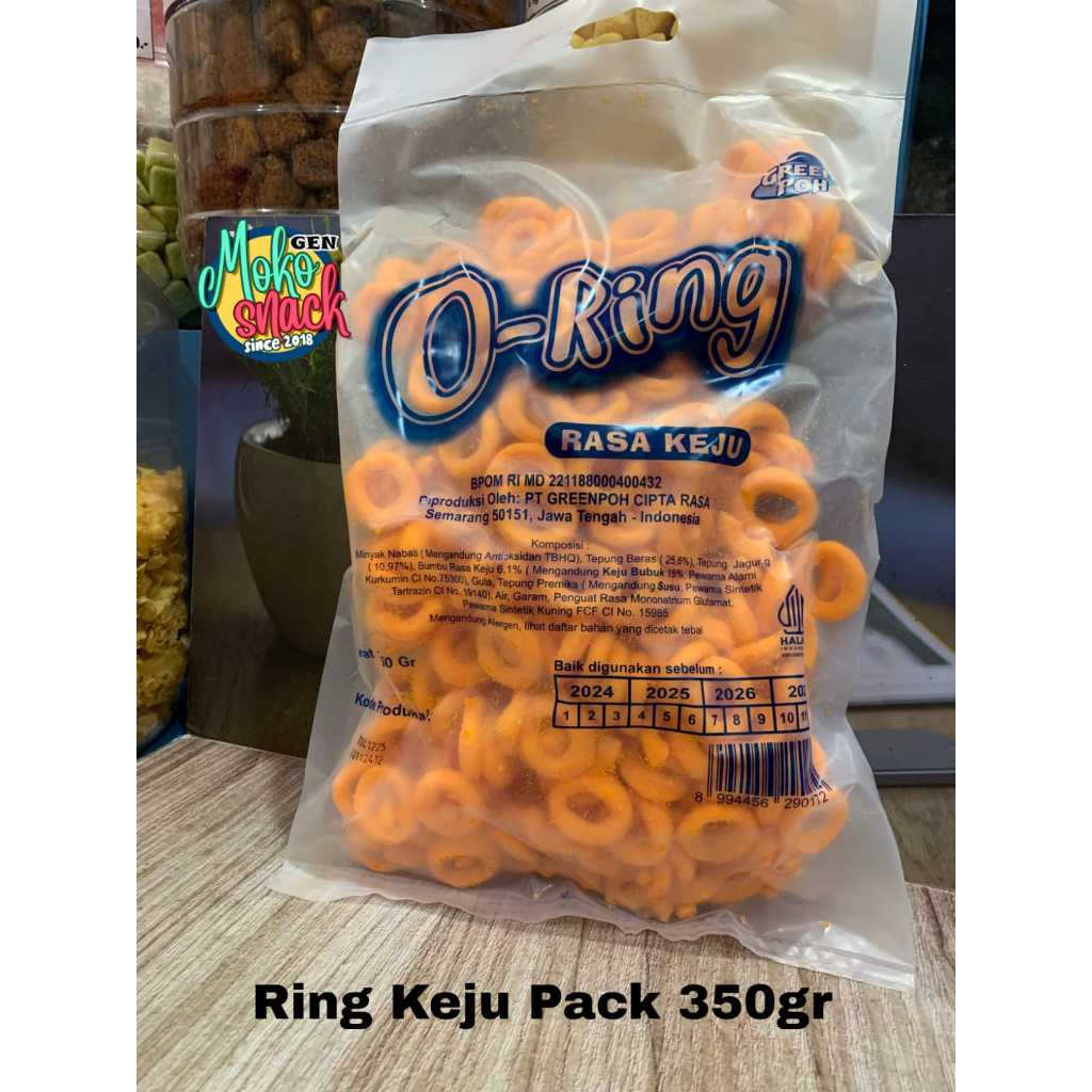 

O-ring Snack Kemasan Ring Keju 350 gr