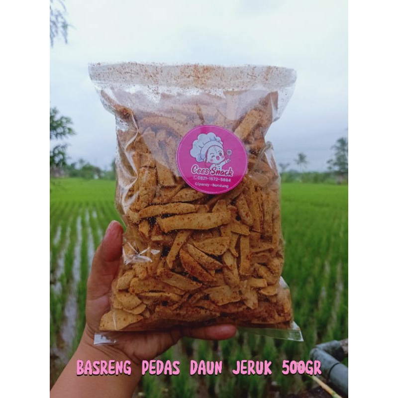 

BASRENG PEDAS DAUN JERUK 500GR RENYAH DAN GURIH