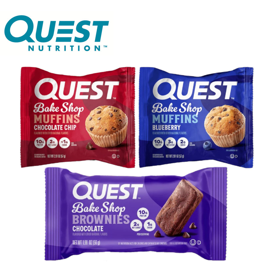 

Quest Protein Bake Shop Semua Rasa / Healthy Snack Nutrition Energy Bar