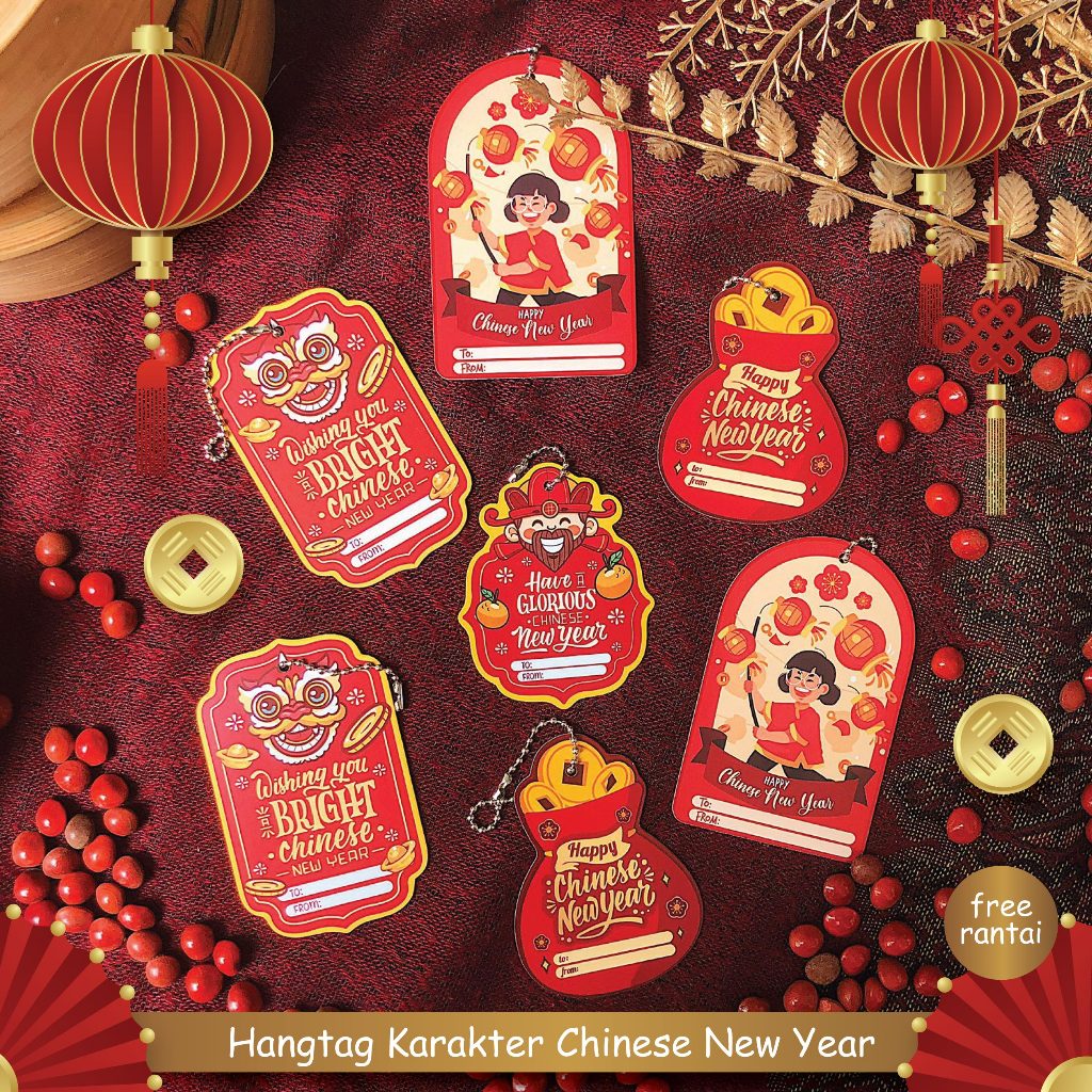 

Hangtag Karakter Chinese New Year Illustic (FREE RANTAI)